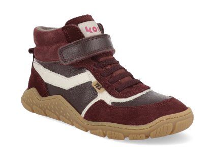 34T004.105 260 barefoot zimni outdoorove boty koel rami wool tex bordo 1