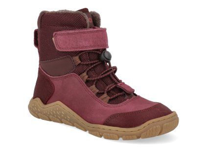 34T013.502 260 barefoot zimni outdoorove boty koel ravo wool tex bordo 1