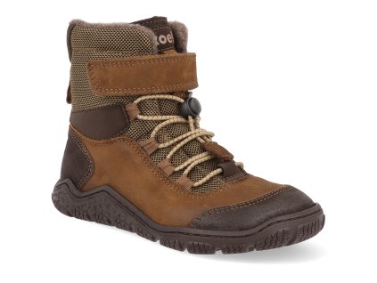 34T013.502 500 barefoot zimni outdoorove boty koel ravo wool tex brown 1