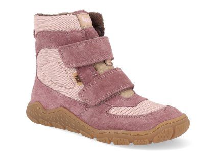 34T014.302 600 barefoot zimni outdoorove boty koel ryn wool tex old pink 1