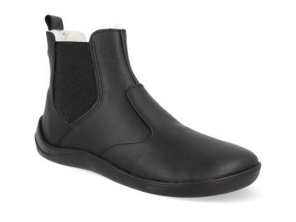 2170 0194 06 barefoot damske zimni boty jampi lola chelsea cerne s prirodni vlnou 1