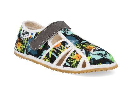 1160 0184 86 barefoot detske prezuvky jonap home dino cerne 1