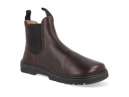 39L001.100 260 barefoot damske kotnikove boty koel gavien leather bordo 1