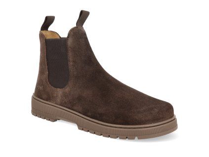 39L001.300 510 barefoot kotnikove boty koel gavien suede chocolate 1