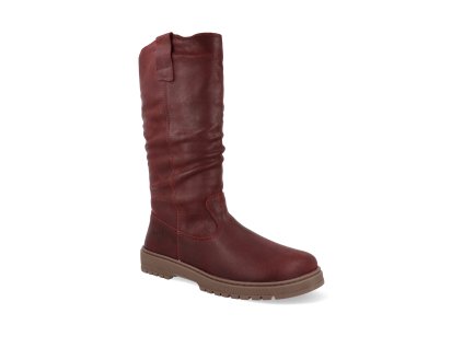 39L009.333 260 barefoot damske kozacky koel glyra felt bordo 1
