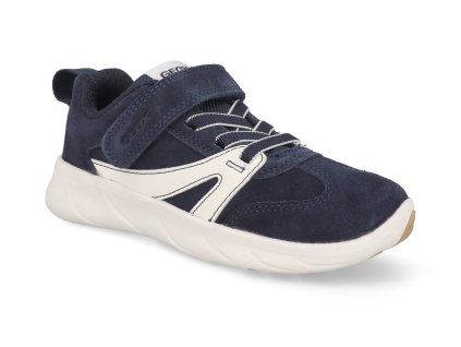 J66PDA C4P1Z barefoot detske tenisky geox j foot run dk navy white 1