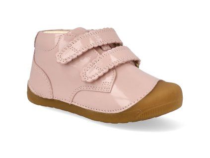 BG101258 3630 barefoot detske kotnikove boty bundgaard petit scallop vintage rose 1