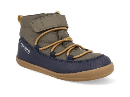 3 56315 537 barefoot detske kotnikove boty viking birch mid wp 1v navy 1