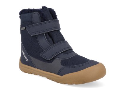 3 96015 5 barefoot detske zimni boty viking spruce warm gtx 2v navy 1