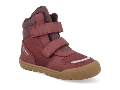 3 96325 41 barefoot detske zimni boty viking rowan warm wp 2v wine 1