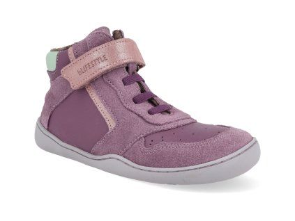 NV167120MV830 barefoot detske zimni boty blifestyle anura pastel lila 1