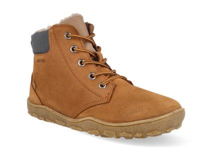 NL467712W910 barefoot detske zimni boty blifestyle schwarzbar haselnuss 1