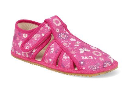 BFN 17020 W BR LOVE barefoot detske prezuvky beda playful bfn love otevrene 1