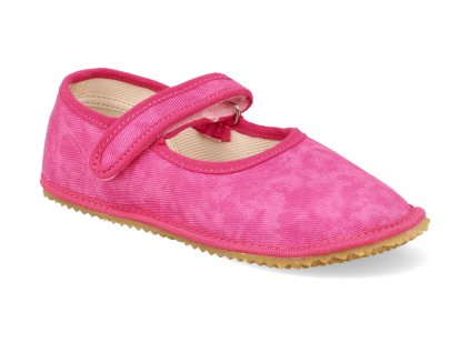 BF060010 BA PINKB barefoot detske prezuvky beda sirsi typ baleriny pink batik 1