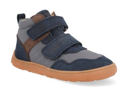 24105 5101 barefoot detske kotnikove boty bisgaard becky navy 1