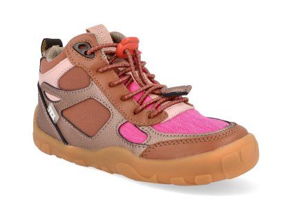64216 5108 barefoot detske kotnikove boty bisgaard lexon tex rose gold 1