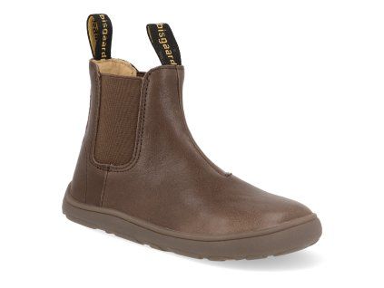 54106 5104 barefoot detske kotnikove boty bisgaard bruno dark brown 1