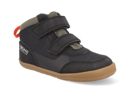 3 56310 2 barefoot detske kotnikove boty viking aspen mid wp 2v black 1
