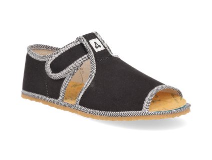 ROVER BLACK barefoot detske prezuvky antal rover basic black 1
