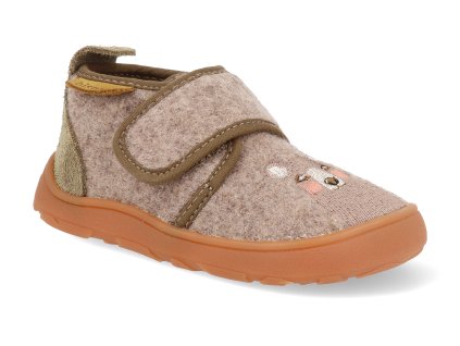 14102 5124 barefoot detske baleriny bisgaard basic brown 1