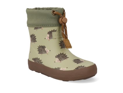 92023 5136 barefoot detske zateplene holinky bisgaard rubber thermo hedgehog 1