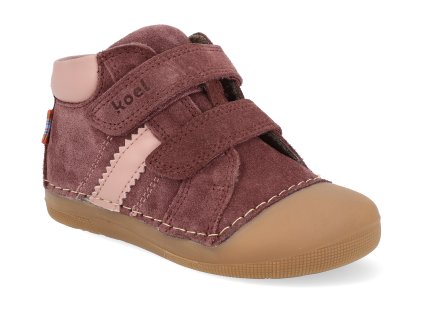 09M017.305 260 barefoot detske zimni boty koel austin suede merino bordo 1