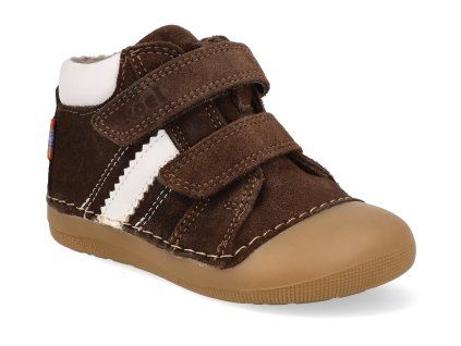 09M017.305 500 barefoot detske zimni boty koel austin suede merino chocolate 1