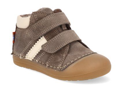 09M017.305 870 barefoot detske zimni boty koel austin suede merino taupe 1