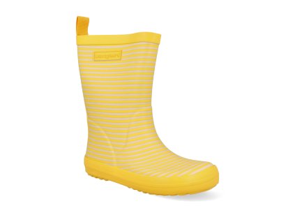 BG401043 9440 barefoot detske gumaky bundgaard charly sunflower stripe yellow 1