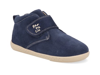 261306 A089 barefoot detske kotnikove boty garvalin azul marino serraje 1
