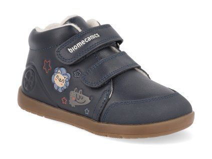 261153 A183FB barefoot detske kotnikove boty biomecanics ocean sauvage forro borreguillo 1