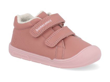 261140 G847FB barefoot detske kotnikove boty biomecanics rose sauvage forro borreguillo 1