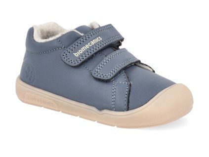 261140 D556FB barefoot detske kotnikove boty biomecanics petrol sauvage forro borreguillo 1