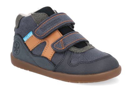 261152 A089FB barefoot detske kotnikove boty biomecanics azul marino nobuck forro borreguillo 1