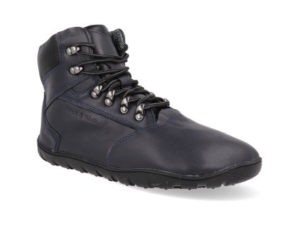 BV P107 62378 barefoot kotnikove boty stitch walk r blue 1