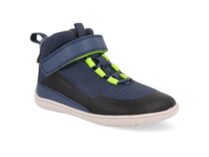 BVB P088 62868 barefoot detske tenisky stitch walk tex r blue 1