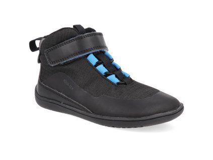 BVB P088 62868A barefoot detske tenisky stitch walk tex black 1