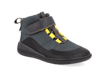 BVB P088 62868B barefoot detske tenisky stitch walk tex m grey 1