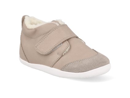 512605 barefoot detske zimni capacky bobux rover arctic taupe 1