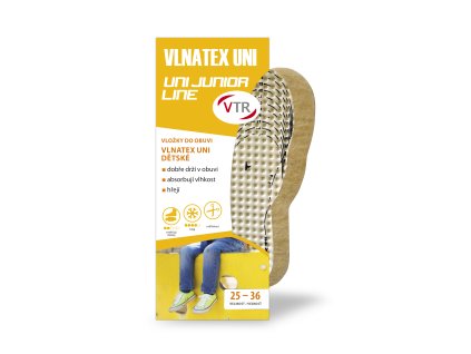 Dětské zimní vlněné stélky VLNATEX ostřihávací 25-36