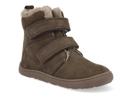 54107 5104 barefoot detske zimni boty bisgaard emil lamb dark brown 1