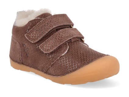 24113 5109 barefoot detske zimni boty bisgaard carter lamb plum 1
