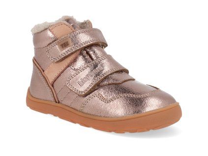 64120 5108 barefoot detske zimni boty bisgaard becky tex wool rose gold 1