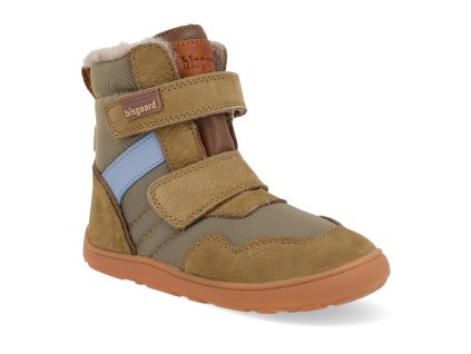 64129 5110 barefoot detske zimni boty bisgaard timo tex khaki 1