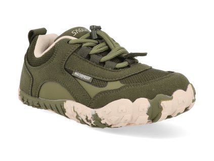 XZA0164AG barefoot detske tenisky saguaro waterproof green 1