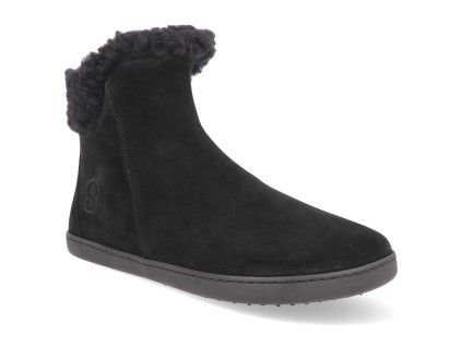 SHPN051BL barefoot damske kozacky shapen fluffy 2 0 cerne 1
