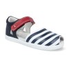 838902 sandaly bobux twist navy stripe print 1