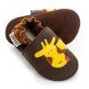 Barefoot capáčky Liliputi® - Soft Sole Brown Giraffe hnědé