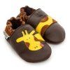 Barefoot capáčky Liliputi® - Soft Sole Brown Giraffe hnědé