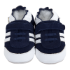 Chaussons cuir Baskets Marine Front